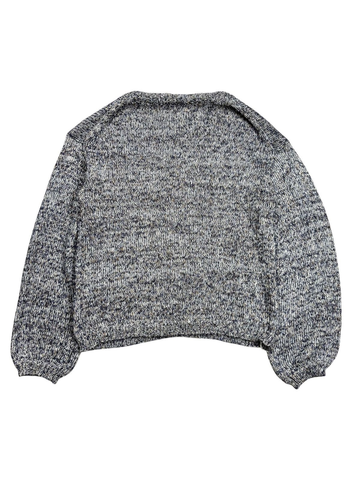 GOA 2000s GOA Apocalypse Style Big V Neck Chunk Knitted Sweater Size US M / EU 48-50 / 2 - 2 Thumbnail