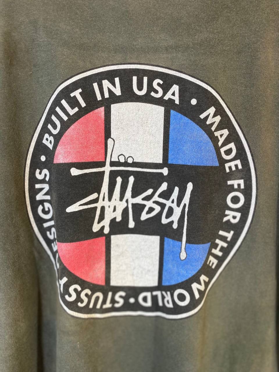 Stussy vintage stussy made in usa faded tee nice design Size US L / EU 52-54 / 3 - 9 Thumbnail