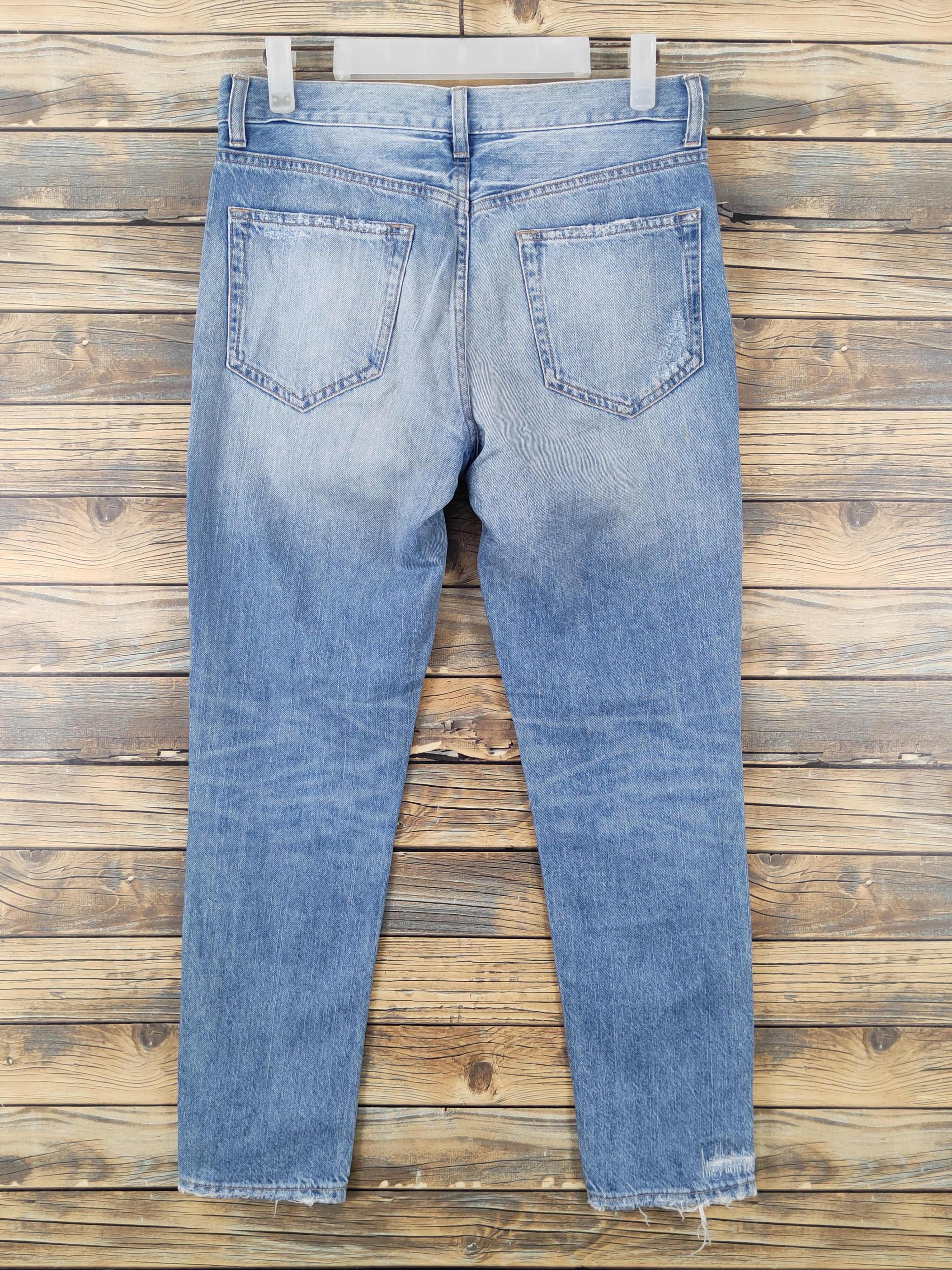 LOWRYS FARM × Vintage Lowrys Farm Blue Distressed Ripped denim Jeans #W1596 Size US 30 / EU 46 - 7 Thumbnail