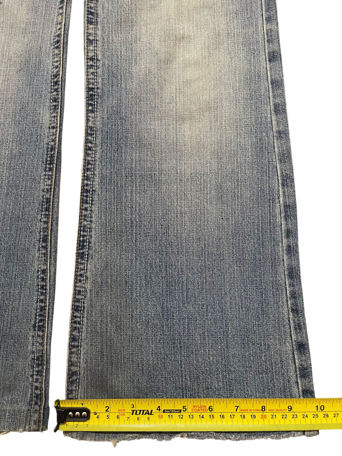 semanticdesign Vintage Japanese Brand Faded Wash Distress Flared Jeans Size US 29 - 16 Thumbnail