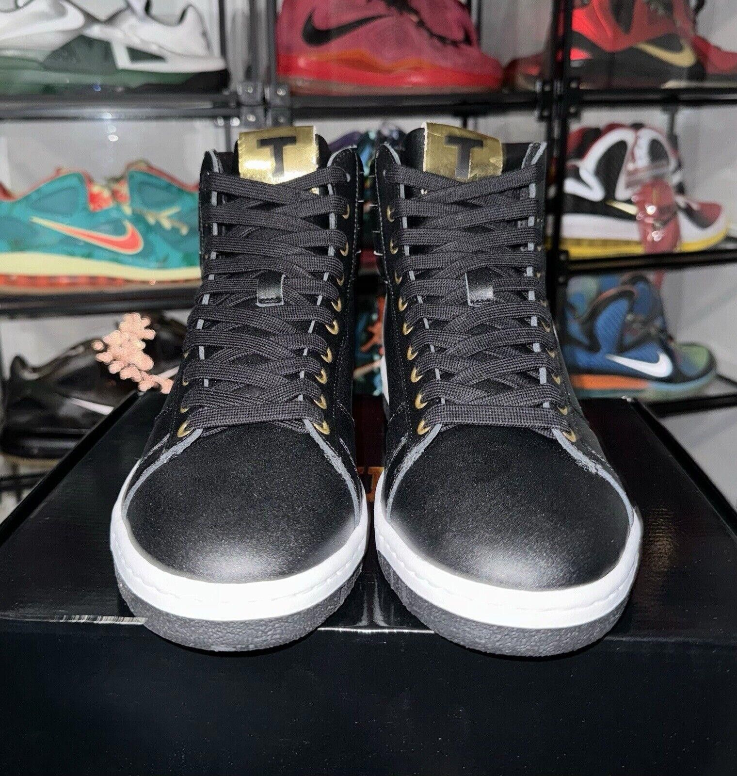 Designer TRUMP SNEAKERS Numbered 1014/4700 FIGHT Black Sneakers sz 11 Size US 11 / EU 44 - 5 Thumbnail