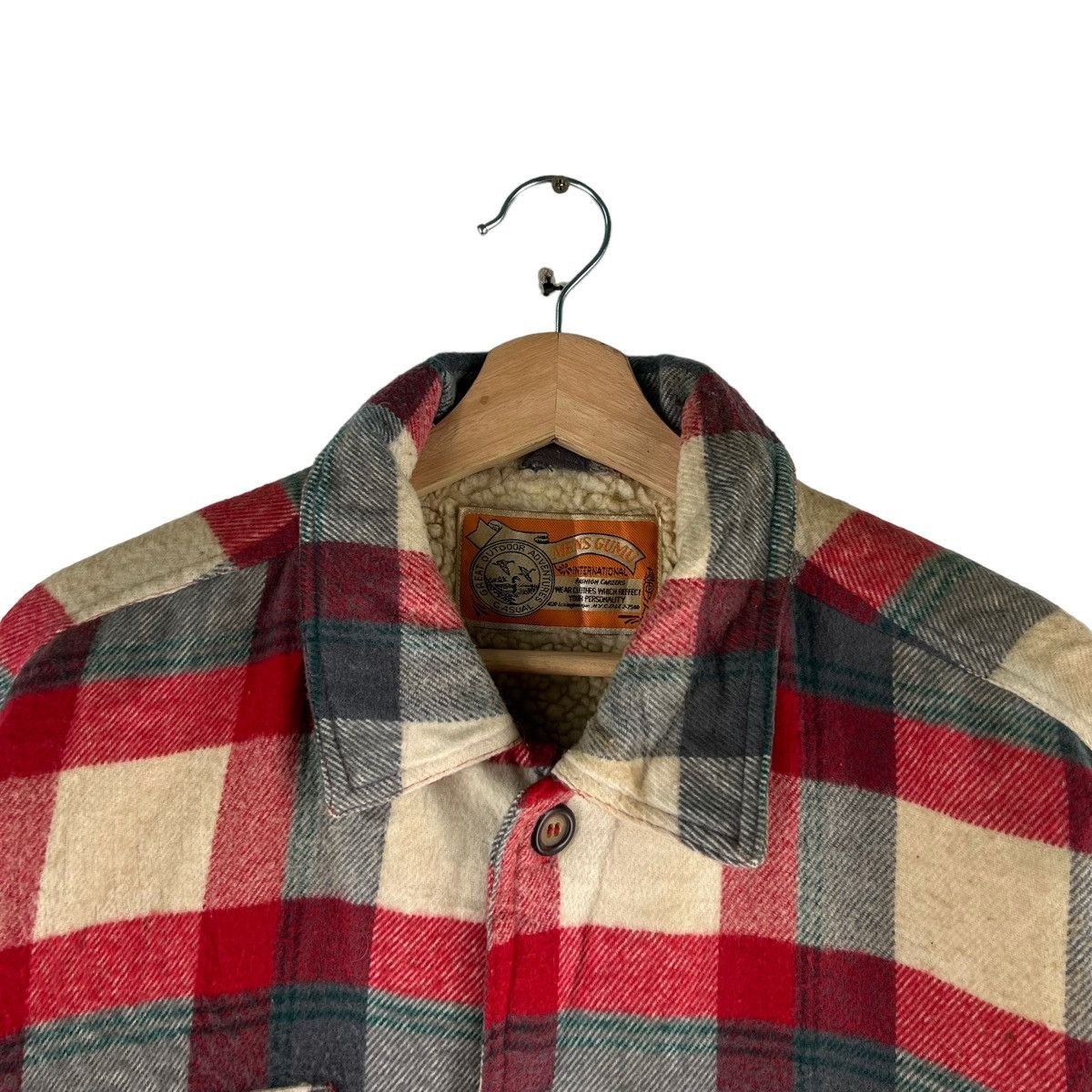 Flannel 🔥90’s Vintage Wool Flannel Jacket Mens Gumu Issey Miyake Size US M / EU 48-50 / 2 - 7 Thumbnail