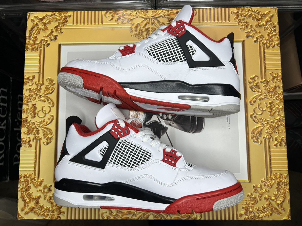 Jordan Brand Jordan 4 Fire Red 2020 Size US 11 / EU 44 - 3 Thumbnail