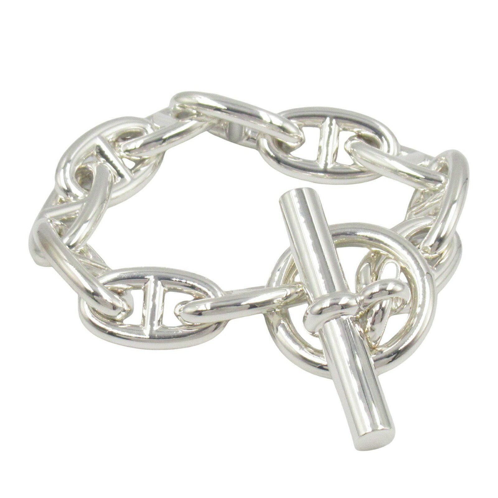 Hermes Hermes Hermes Chaine d'Ancre GM Silver Bracelet Metal Bracelet Size ONE SIZE - 1 Thumbnail