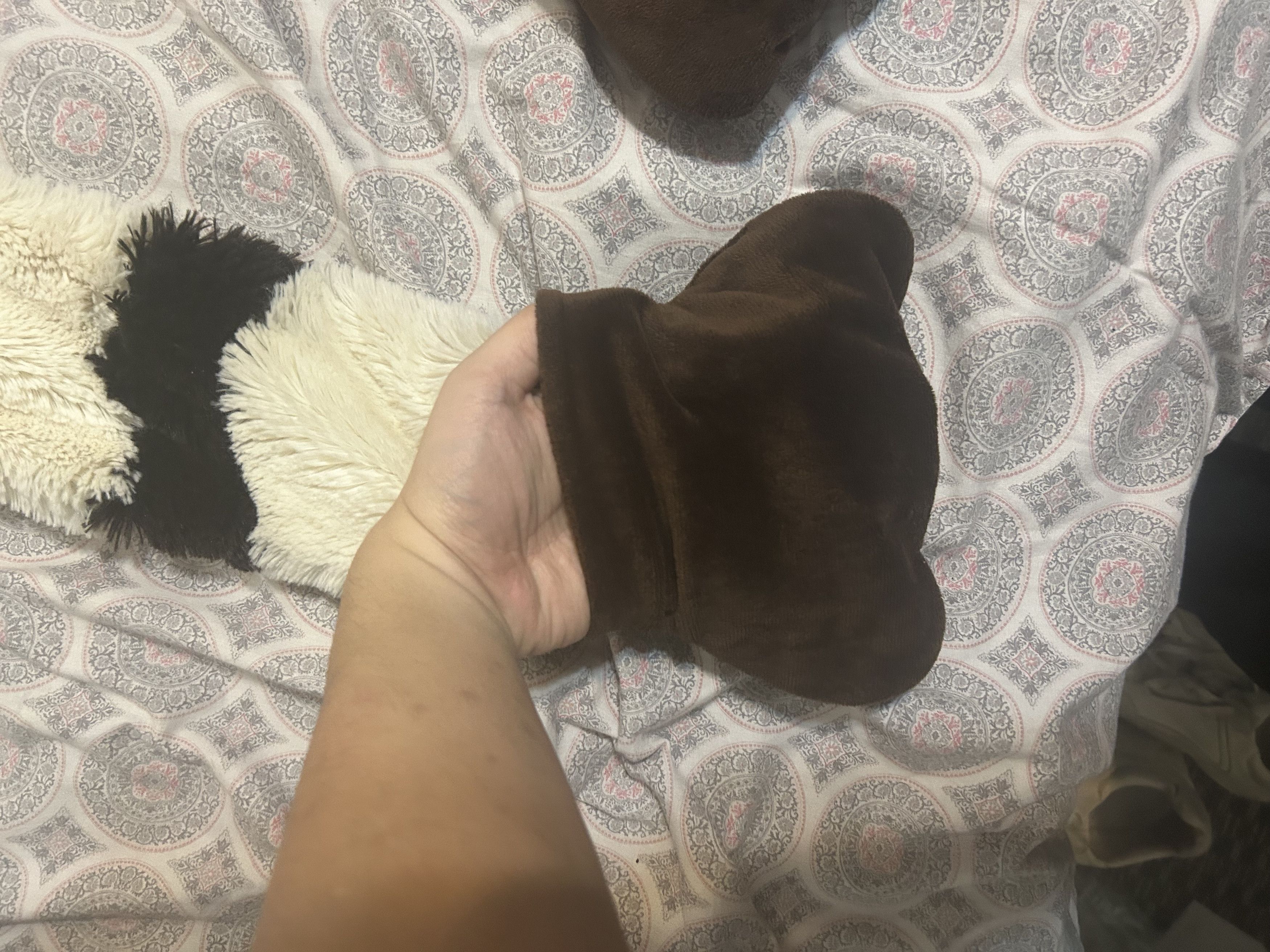 Other Panda Hat with connected paw hands Size ONE SIZE - 2 Thumbnail