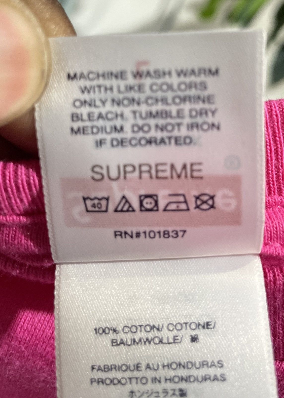 Supreme Supreme Tape Tee Size US L / EU 52-54 / 3 - 4 Thumbnail