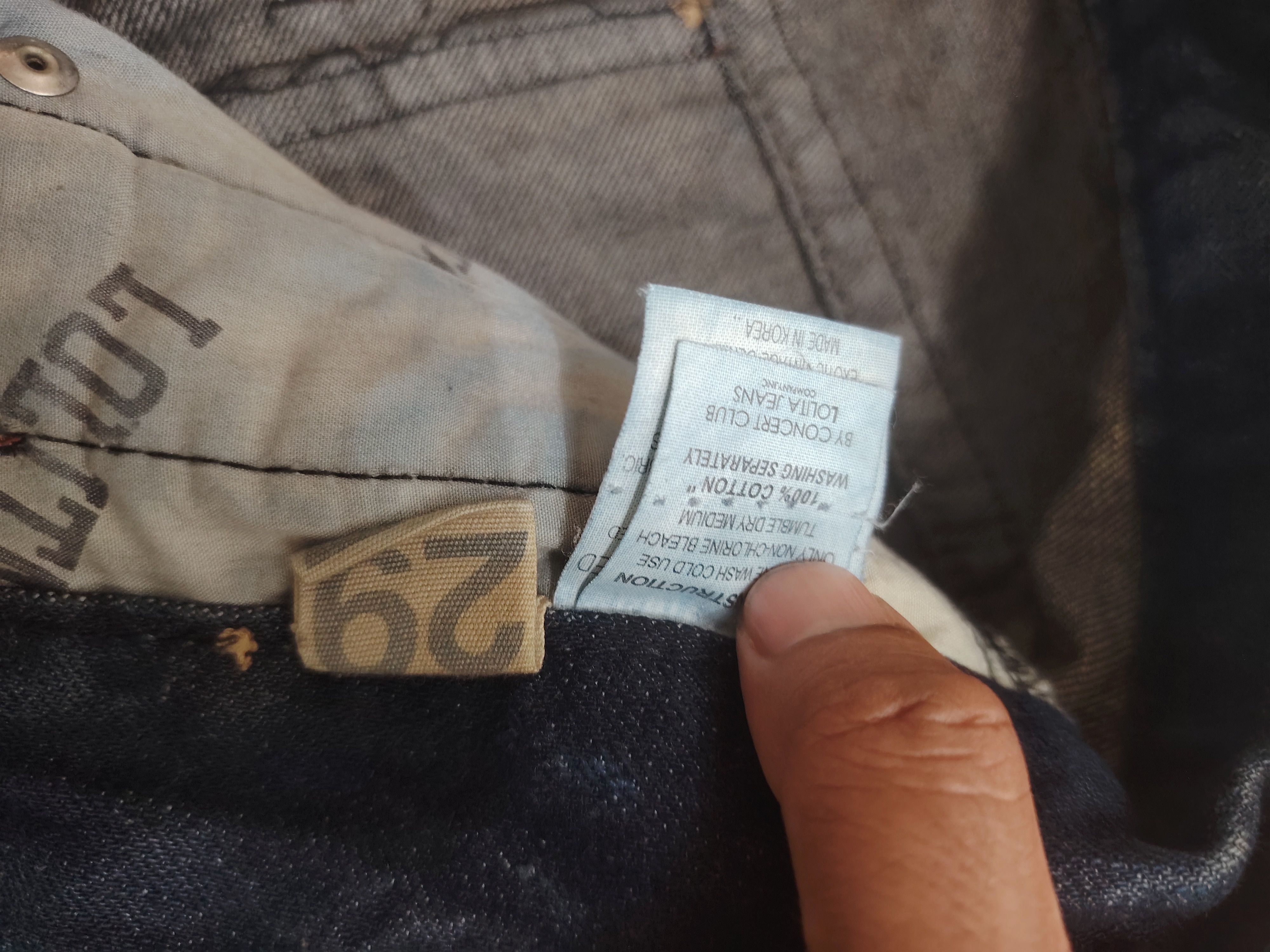 If Six Was Nine Rare!!! JAPANESE Lolita Jeans Distressed Jeans Size US 30 / EU 46 - 8 Thumbnail
