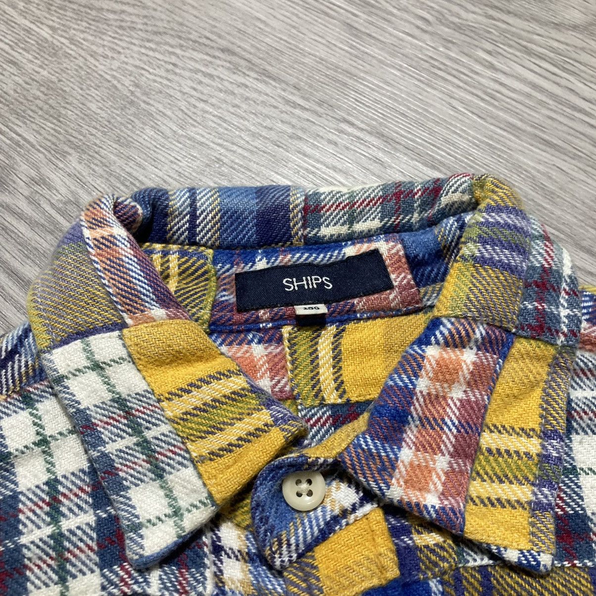 Sugar Cane 2000s Ships Patchwork Madrass Heavy Weight Button Up Shirt Size US S / EU 44-46 / 1 - 14 Thumbnail