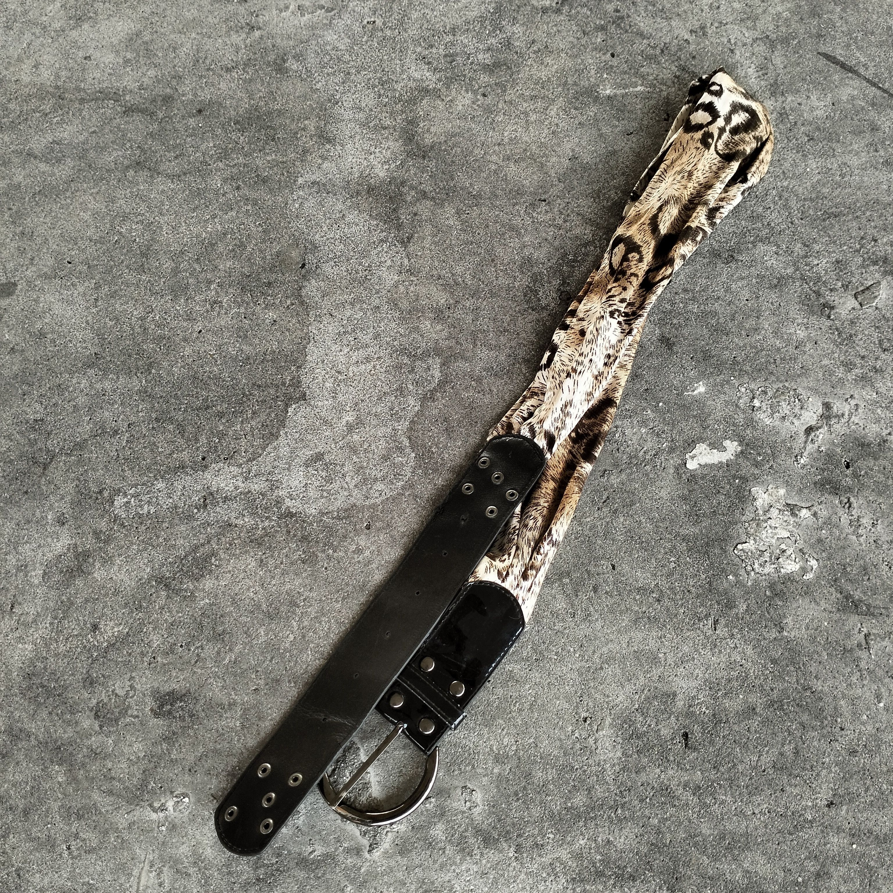Japanese Brand studded leopard print belt Size ONE SIZE - 2 Thumbnail