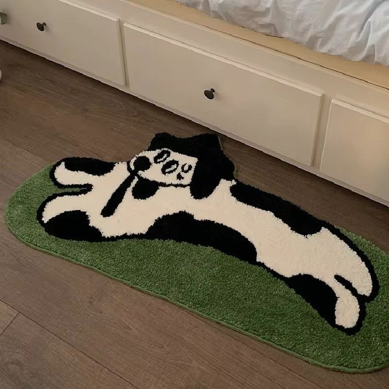 Handmade Handmade Tufting Home Decor Cartoon Animal Rug Carpet Size ONE SIZE - 3 Thumbnail