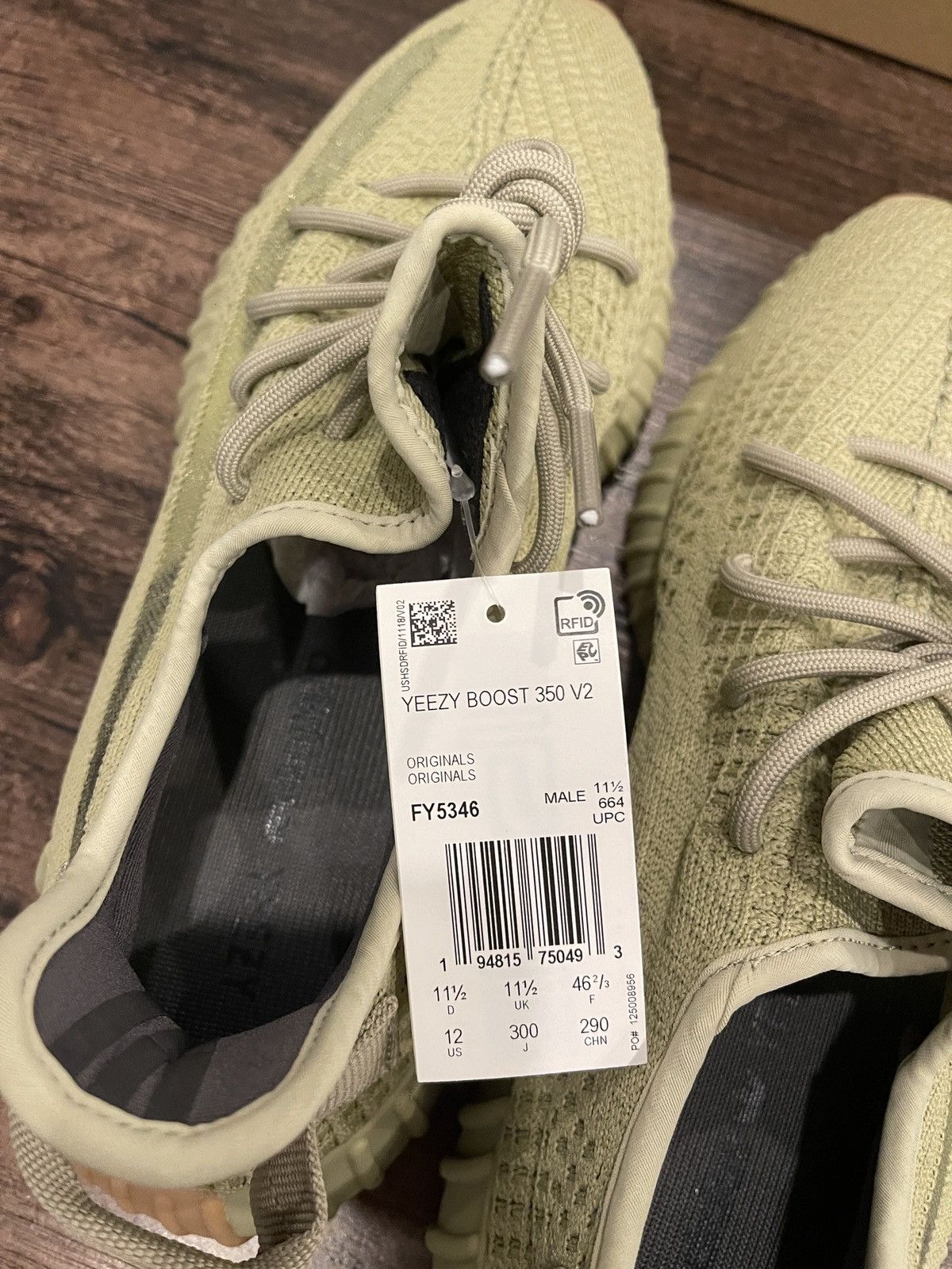 Yeezy Yeezy 350 V2 Sulfur size 12 Size US 12 / EU 45 - 3 Thumbnail