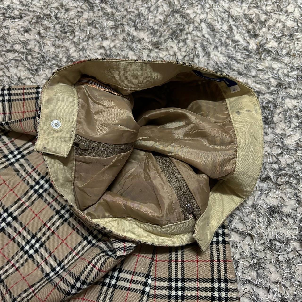 Burberry Burberry Blue Label Nova Check Mini Skirt | Wool Blend | 36 Size 27" / US 4 / IT 40 - 10 Thumbnail