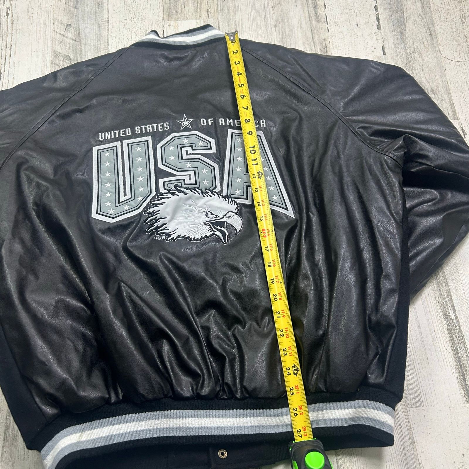 Steve And Barrys × Vintage Steve And Barry's United States of America Varsity Coat Size US L / EU 52-54 / 3 - 9 Thumbnail