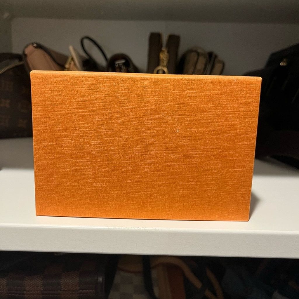 Louis Vuitton Orange Louis Vuitton Small Box (Cardholder) 5.5” x 3.5” Size ONE SIZE - 3 Thumbnail
