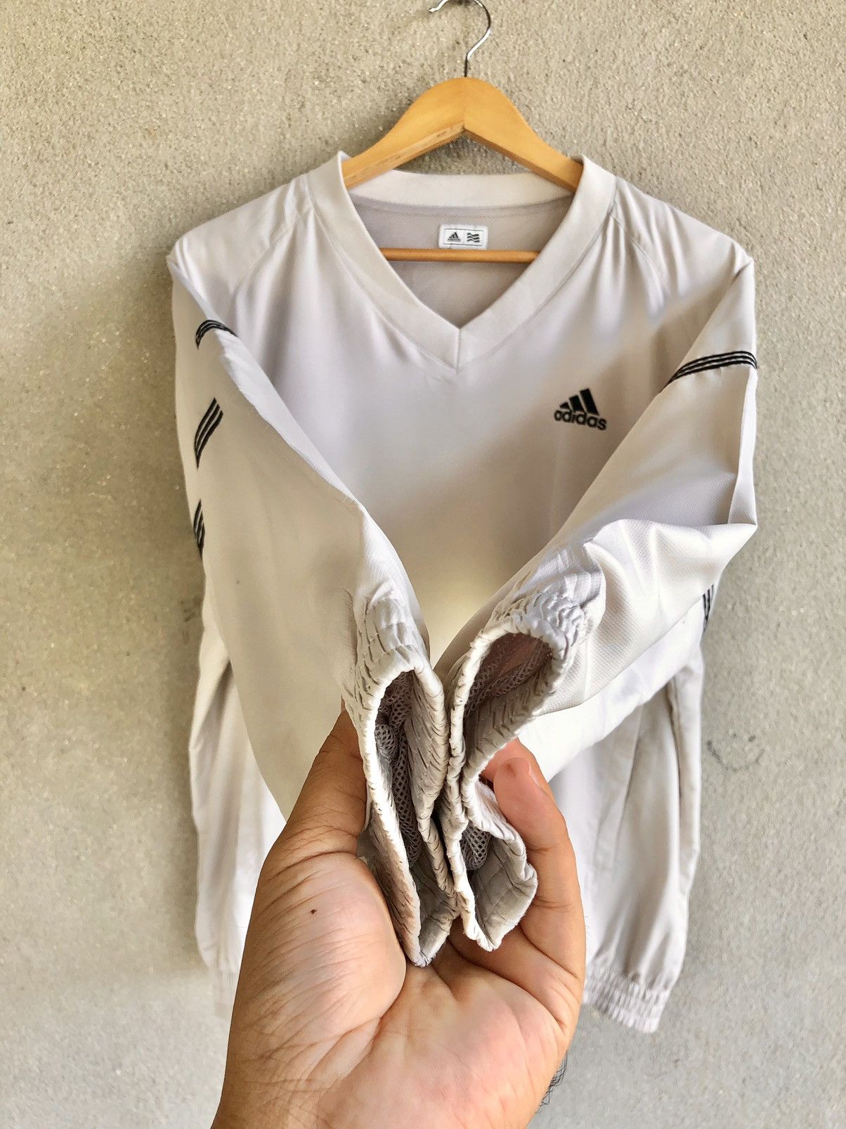 Adidas Adidas Nylon sweatshirt Size US M / EU 48-50 / 2 - 4 Thumbnail