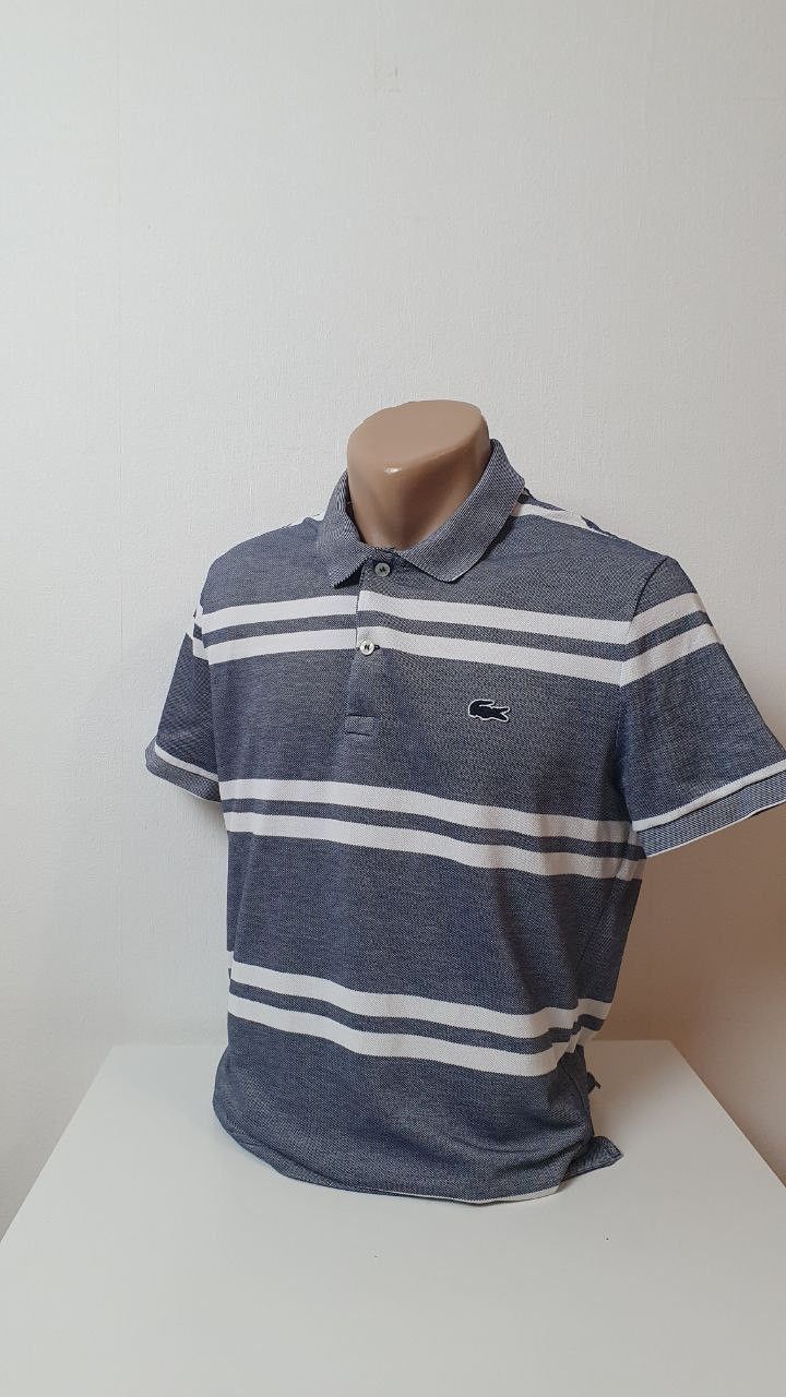 Lacoste Men's t-shirt Lacoste Poloshirt Grey white Size M Fr 4 Size US M / EU 48-50 / 2 - 2 Thumbnail