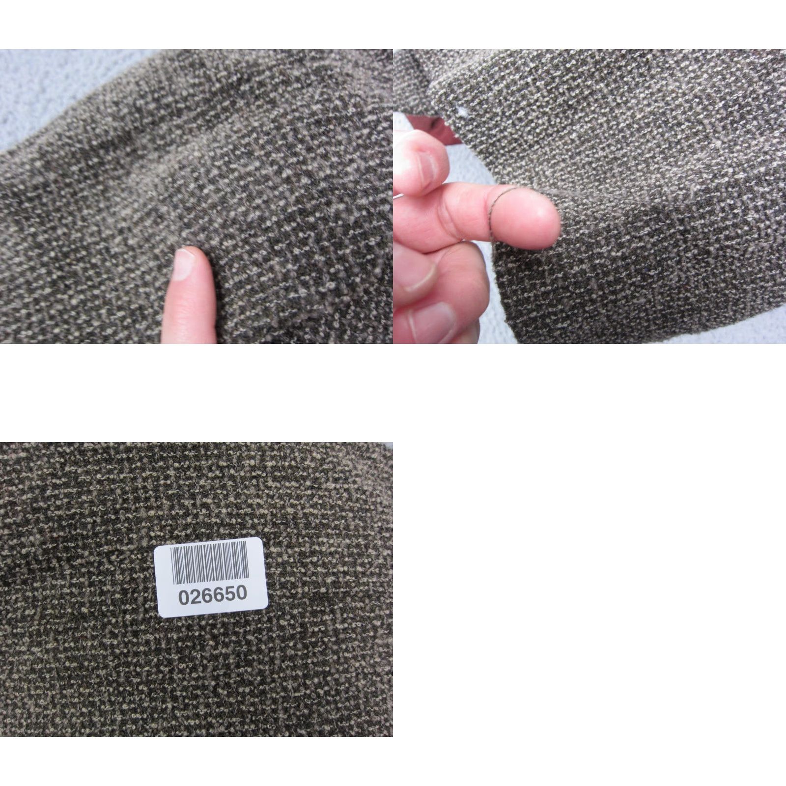The Territory Ahead Territory Ahead Blazer Mens 44 L Green Black Wool Tweed Short Notch 3-Button Single-Breasted Vintage Jacket US Made Mens Size 44R - 11 Thumbnail