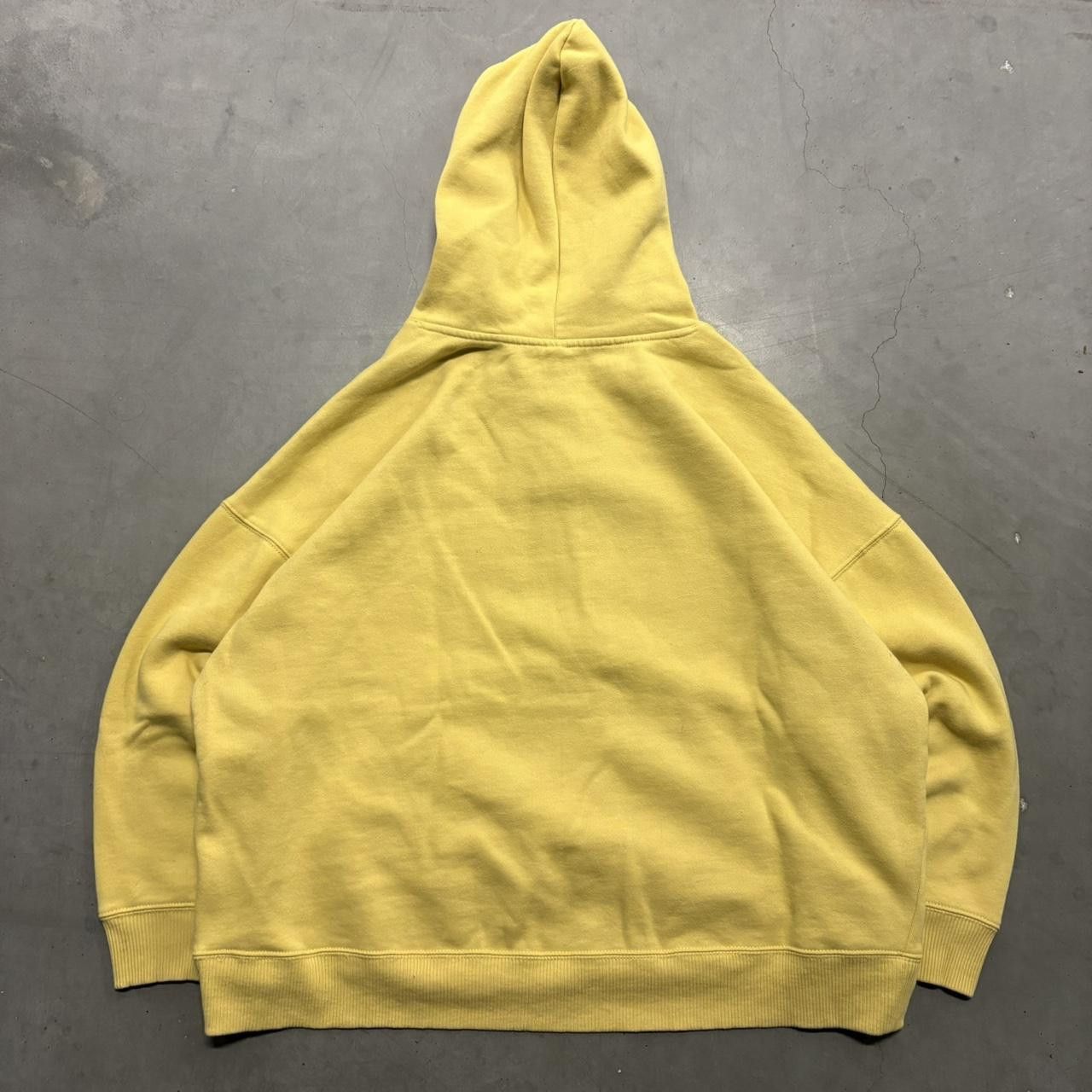 Vintage Crazy Vintage Y2K/2000s Blank Yellow Pullover Hoodie! Size US XL / EU 56 / 4 - 2 Thumbnail