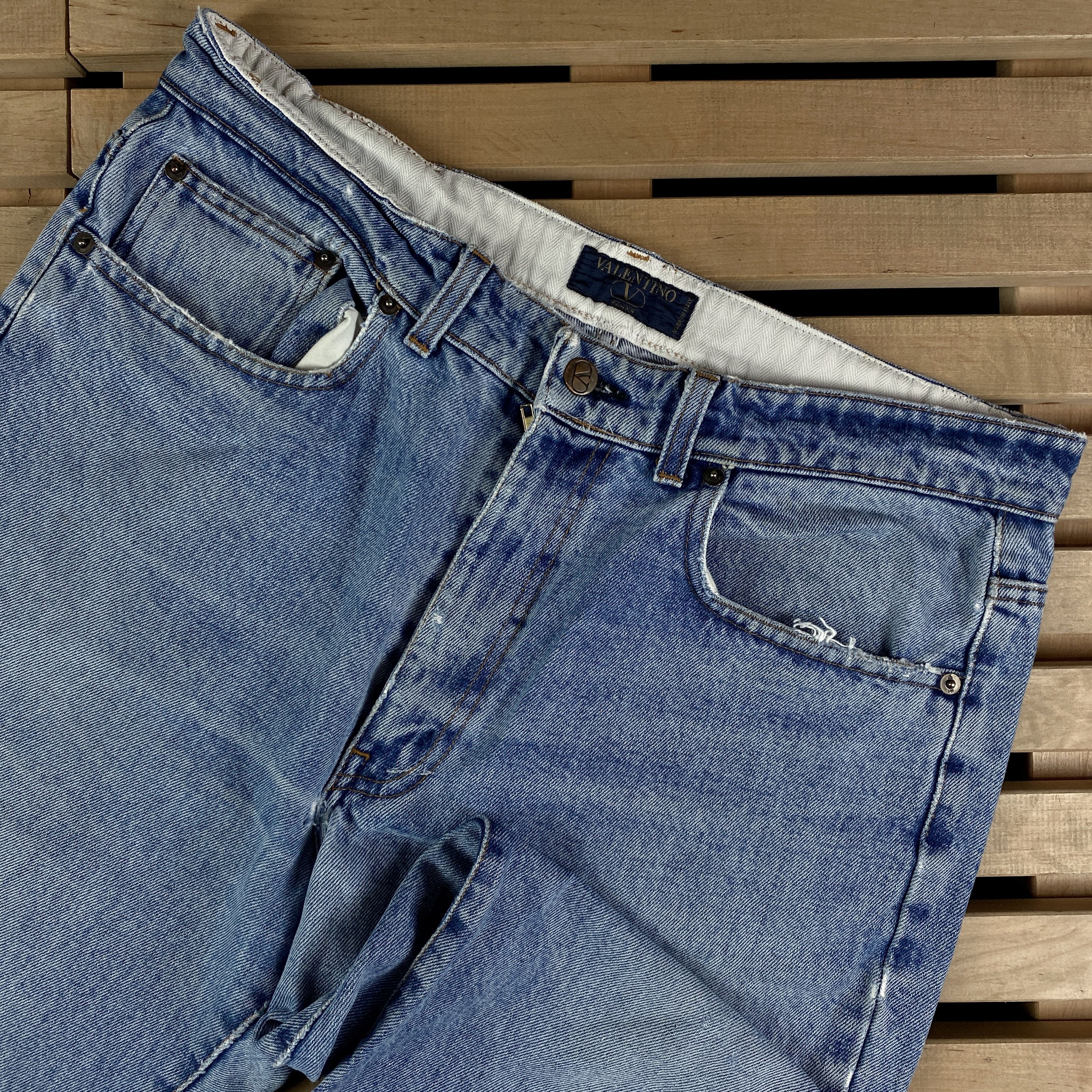 Valentino × Vintage Mens Vintage Jeans Pants Valentino Size 40 Size US 40 / EU 56 - 2 Thumbnail