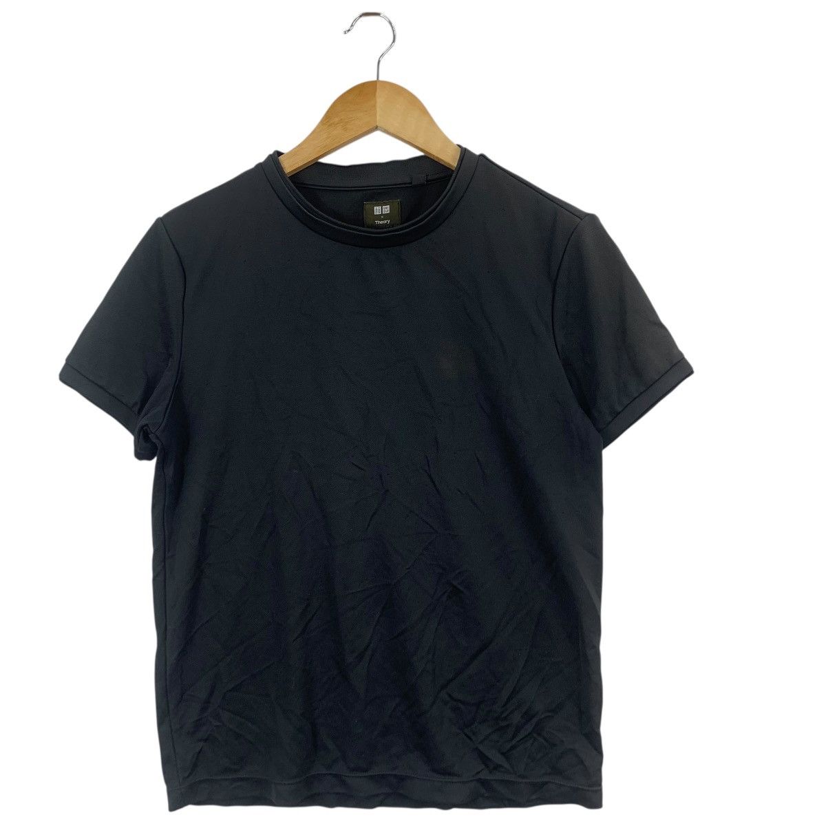Uniqlo THEORY JAPAN x UNIQLO Collection Black Plain Tee Shirt Top Size M / US 6-8 / IT 42-44 - 4 Thumbnail