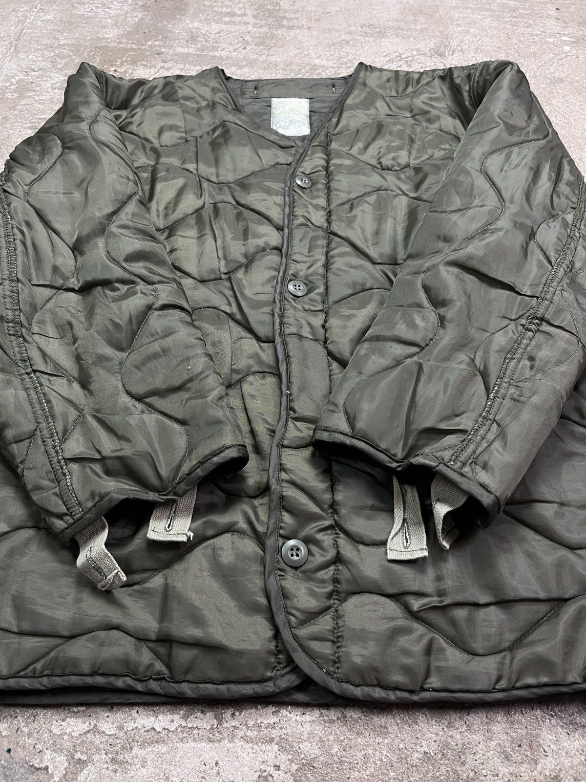 Vintage 1980s MILITARY LINER JACKET - LOT № 2252 Size US L / EU 52-54 / 3 - 4 Thumbnail