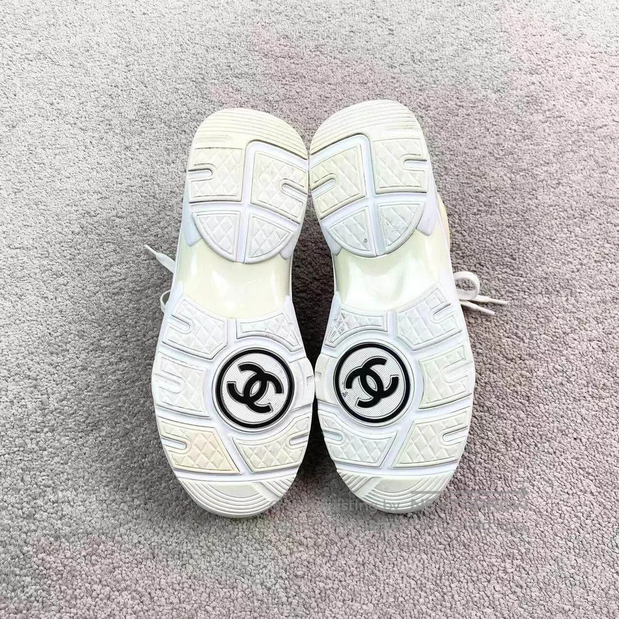 Chanel Chanel White powder sneakers| Size US 6 / IT 36 - 6 Thumbnail