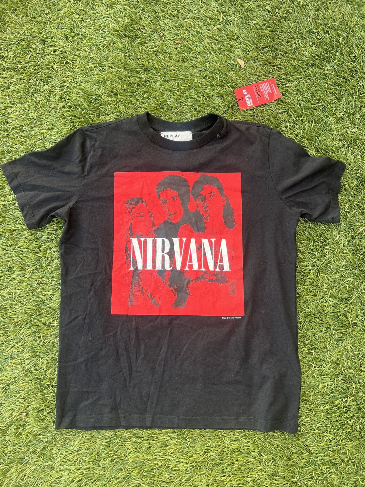 Replay Nirvana Replay Limited edition black and red shirt