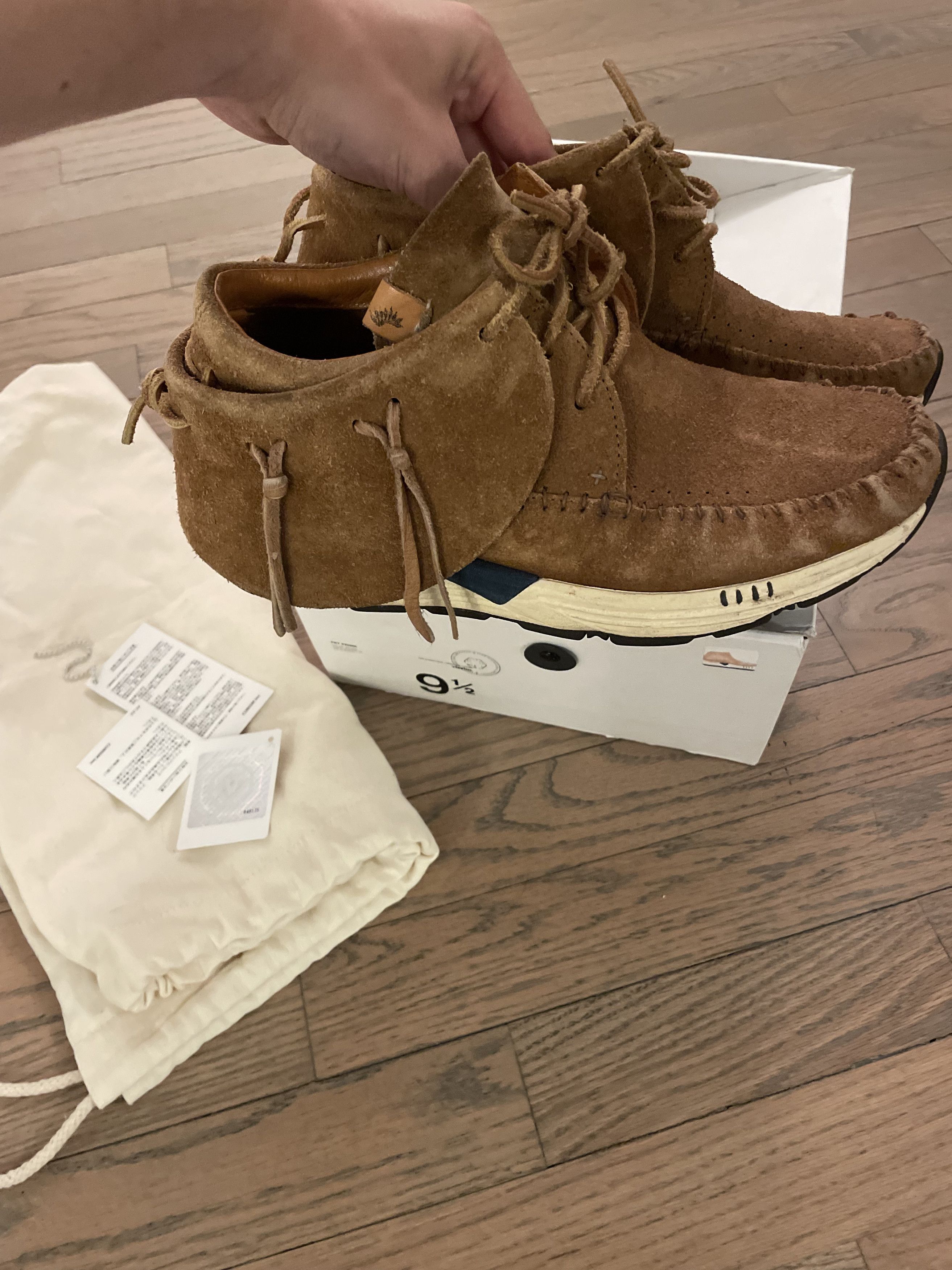 Visvim Island Lake Slippers-Folk *final price drop | Grailed