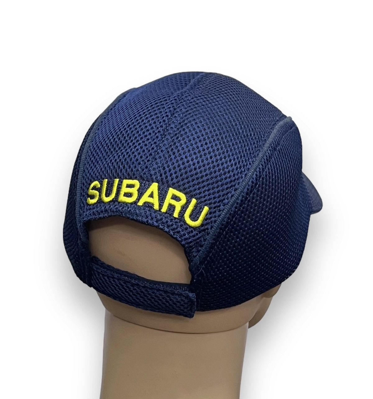 Sports Specialties 90’s SUBARU JPN 5 Panel Mesh Polyester Velcro Strapback Hat Size ONE SIZE - 5 Thumbnail