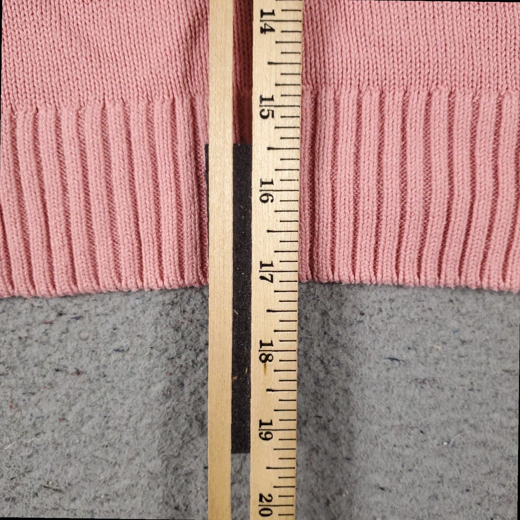 Tommy Hilfiger Tommy Hilfiger Women's Pink Striped V-Neck Pullover Sweater Large Size L / US 10 / IT 46 - 6 Thumbnail