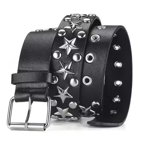 Other Pin Buckle Versatile Punk Belt Size 30 - 2 Thumbnail