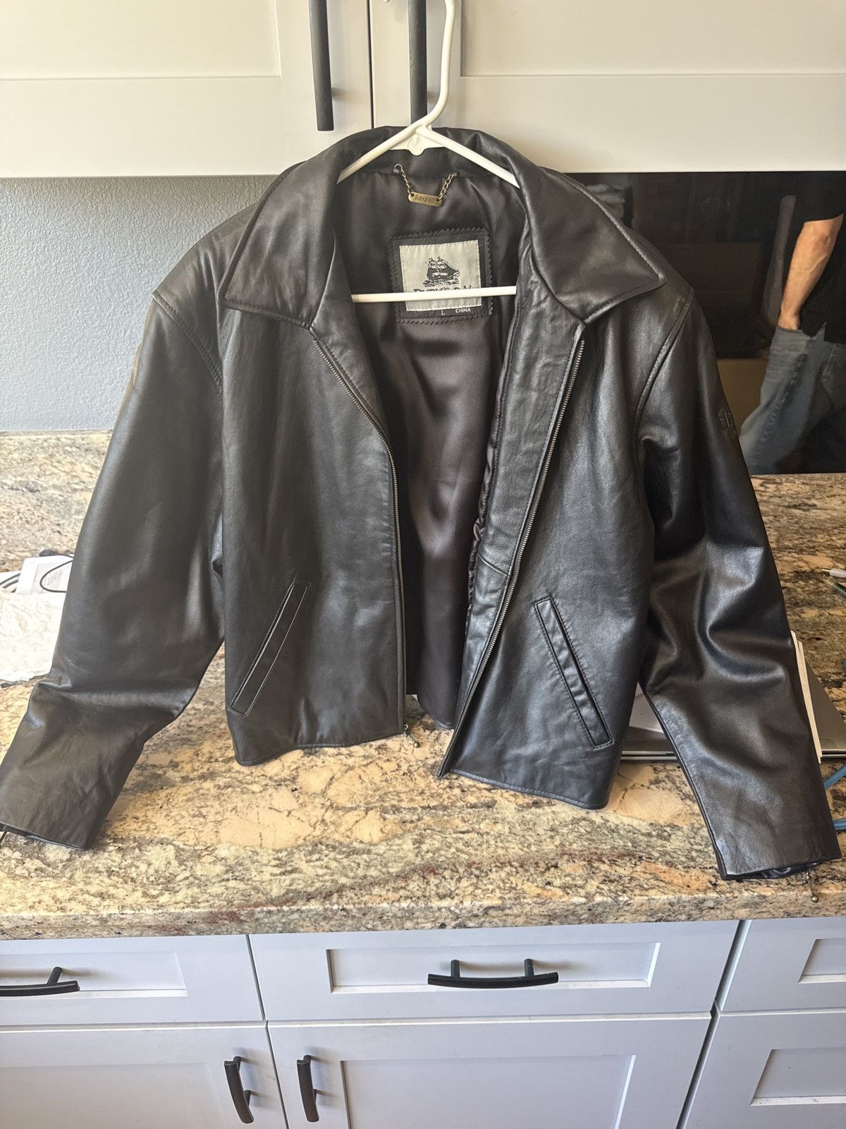 Leather Burks Bay -Harrahs Leather jacket Size L / US 10 / IT 46 - 3 Thumbnail