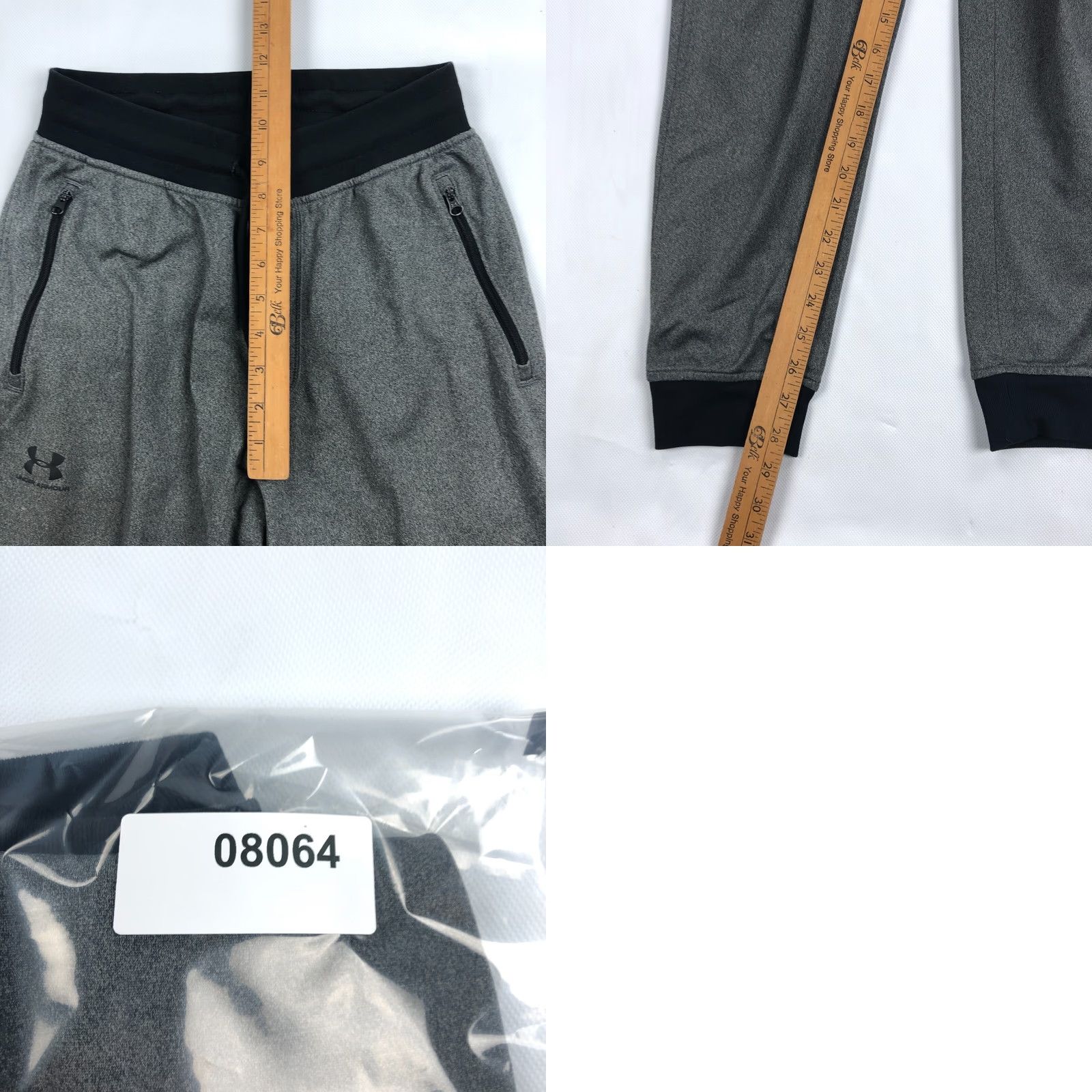 Under Armour Under Armour Sportstyle Tricot Jogger Mens Small Sweatpants Gray 28 in Inseam Pockets Elastic Waist Activewear Size US 29 - 8 Thumbnail