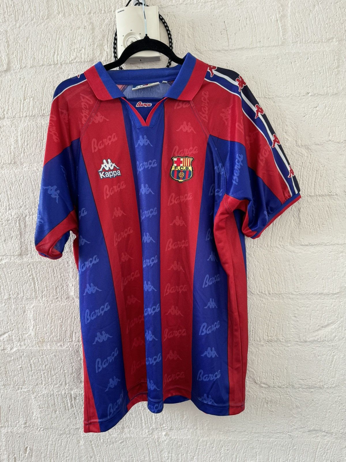 F.C. Barcelona Kappa Kappa Barcelona 90s jersey Grailed