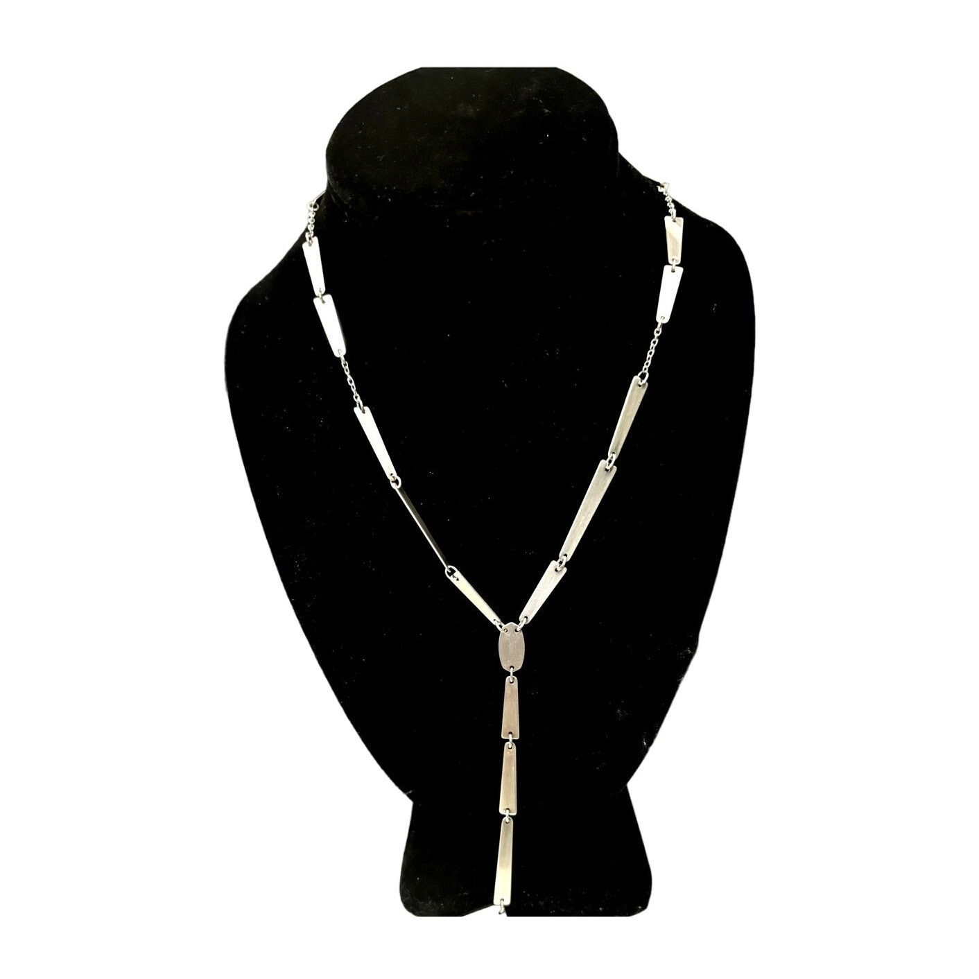 Kendra Scott KENDRA SCOTT Women's Rhodium Plated Gail Y Necklace Size ONE SIZE - 2 Thumbnail