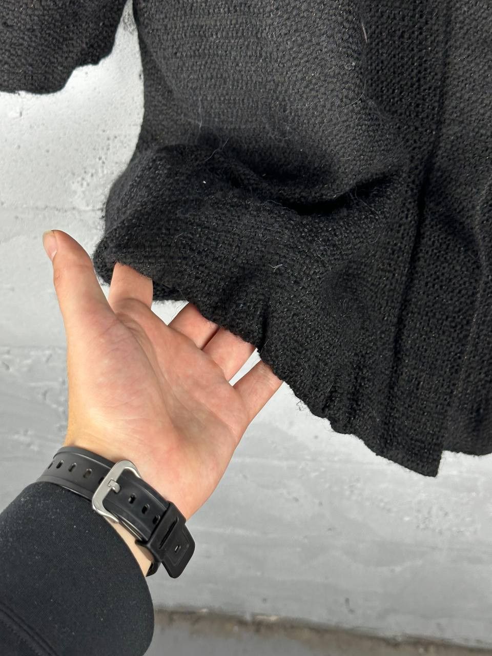 Theory Theory One Size Wool Blend Avant Garde Black Coat Size US M / EU 48-50 / 2 - 8 Thumbnail