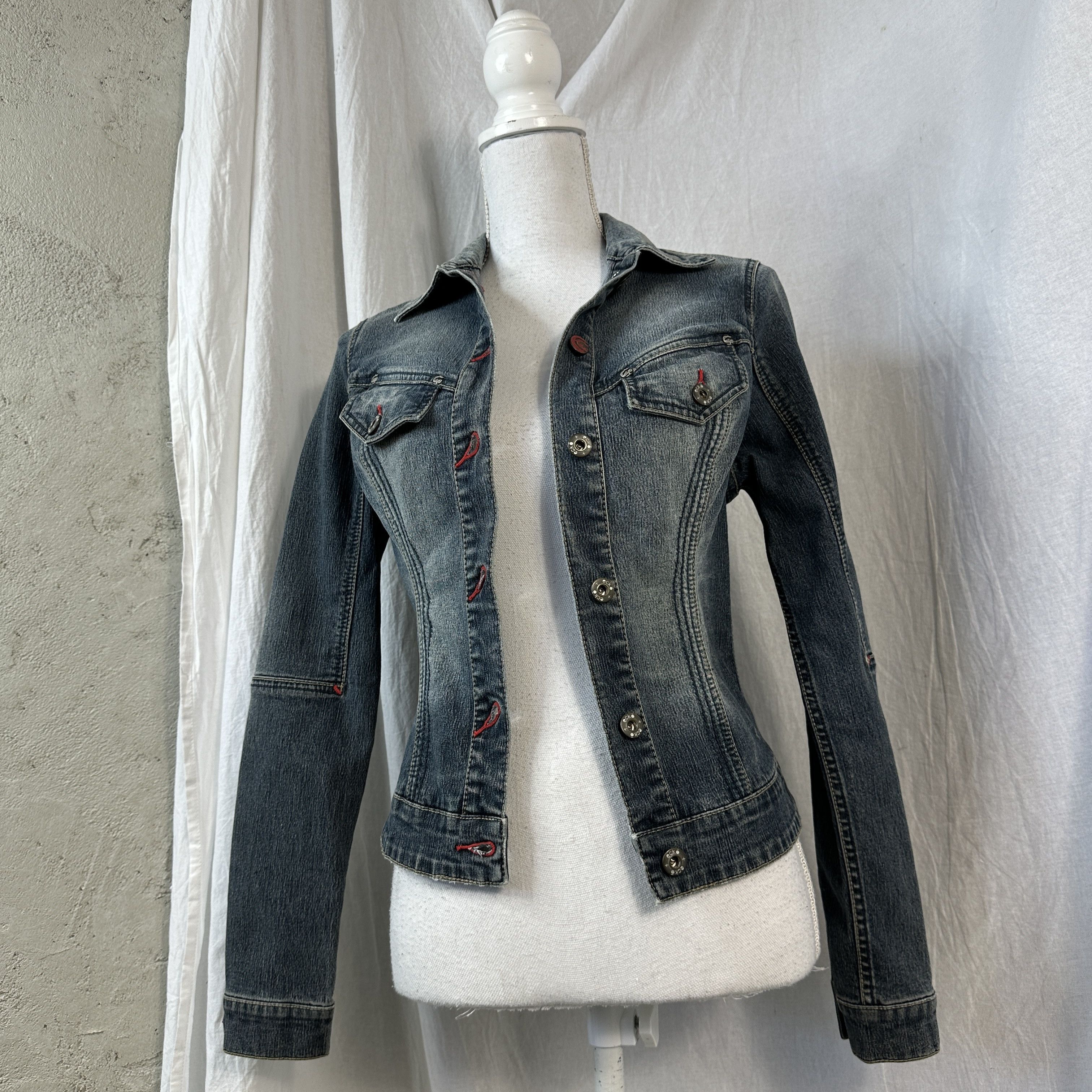 Ecko Unltd. × Vintage Vintage Ecko Unltd Fitted Jeans Jacket Size M / US 6-8 / IT 42-44 - 4 Thumbnail