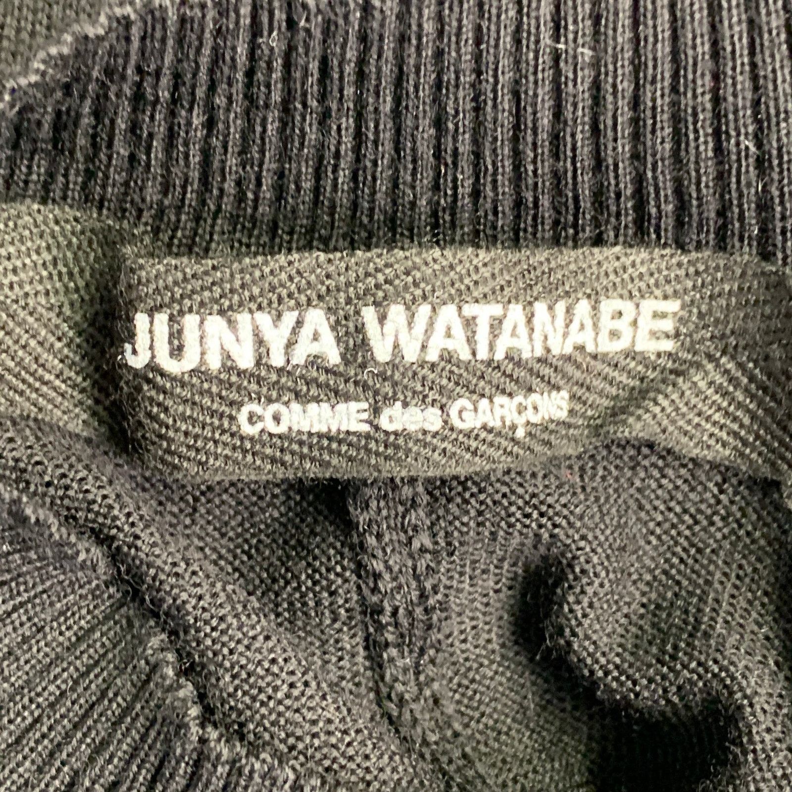 Junya Watanabe JUNYA WATANABE 2011 M Black Wool Long Placket Midi Dress Size M / US 6-8 / IT 42-44 - 5 Thumbnail