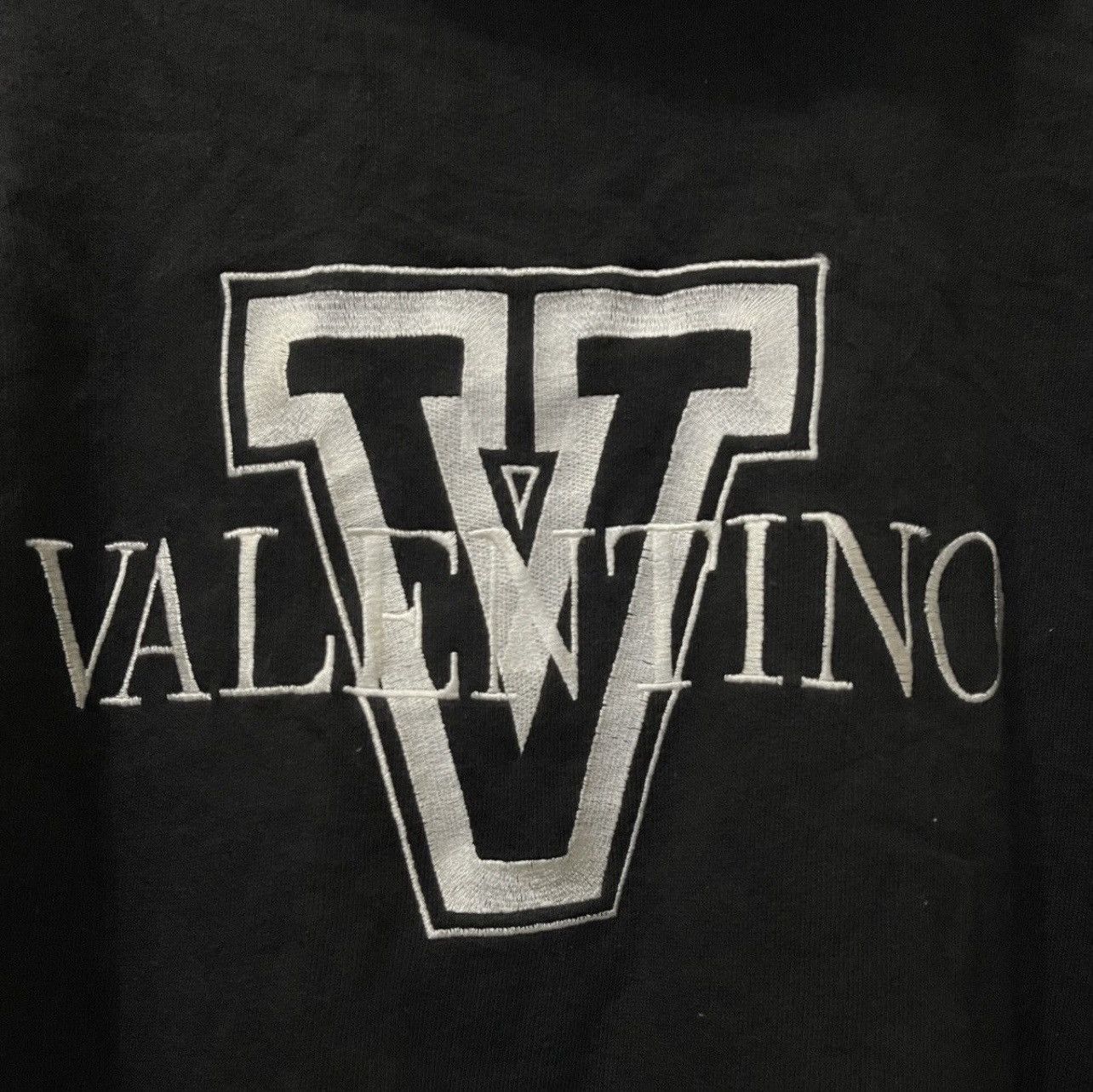 Valentino Distressed vintage valentino embroidered logo hoodie Size US M / EU 48-50 / 2 - 3 Thumbnail