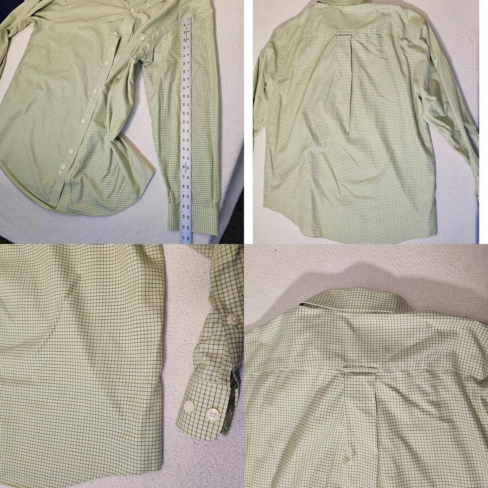Orvis Orvis Shirt Button-Down Long Sleeve 100% Cotton Green XL Mens Casual Size US XL / EU 56 / 4 - 8 Thumbnail