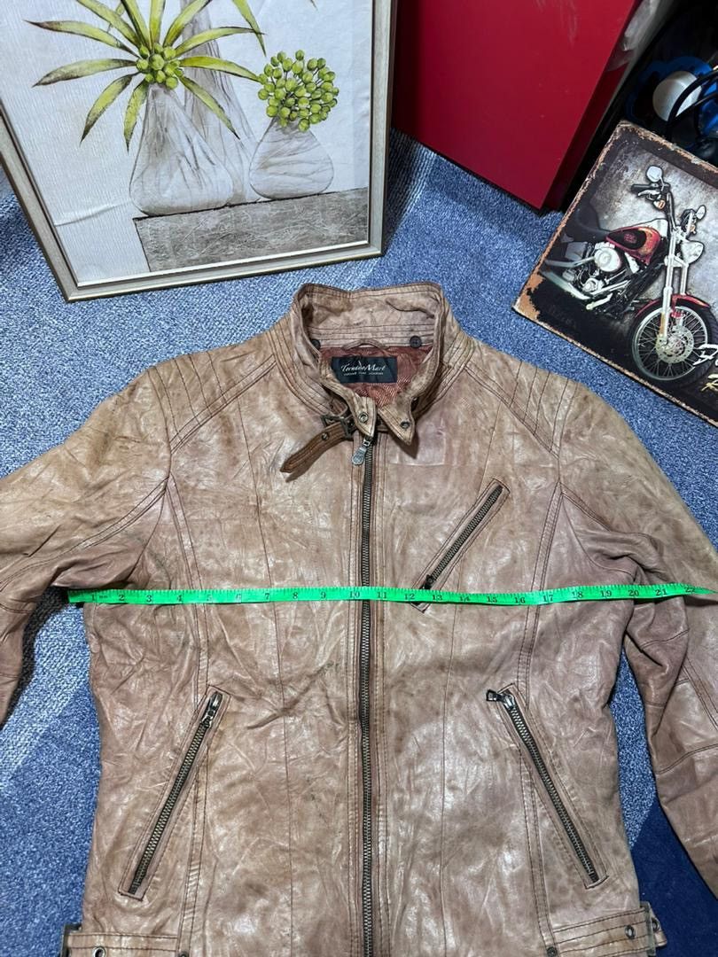 Tornado Mart Tornado Mart Distressed Motorcycle Leather jacket Size US M / EU 48-50 / 2 - 9 Thumbnail