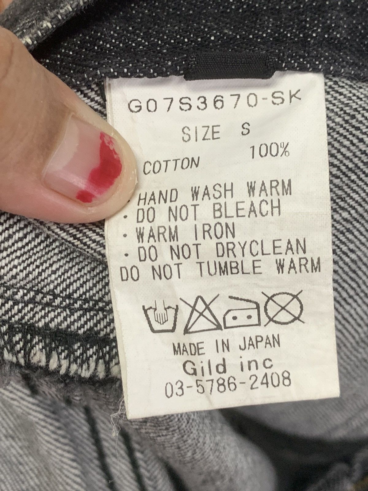 Japanese Brand Maison Gilfy distressed Skirt Size 30" / US 8 / IT 44 - 15 Thumbnail