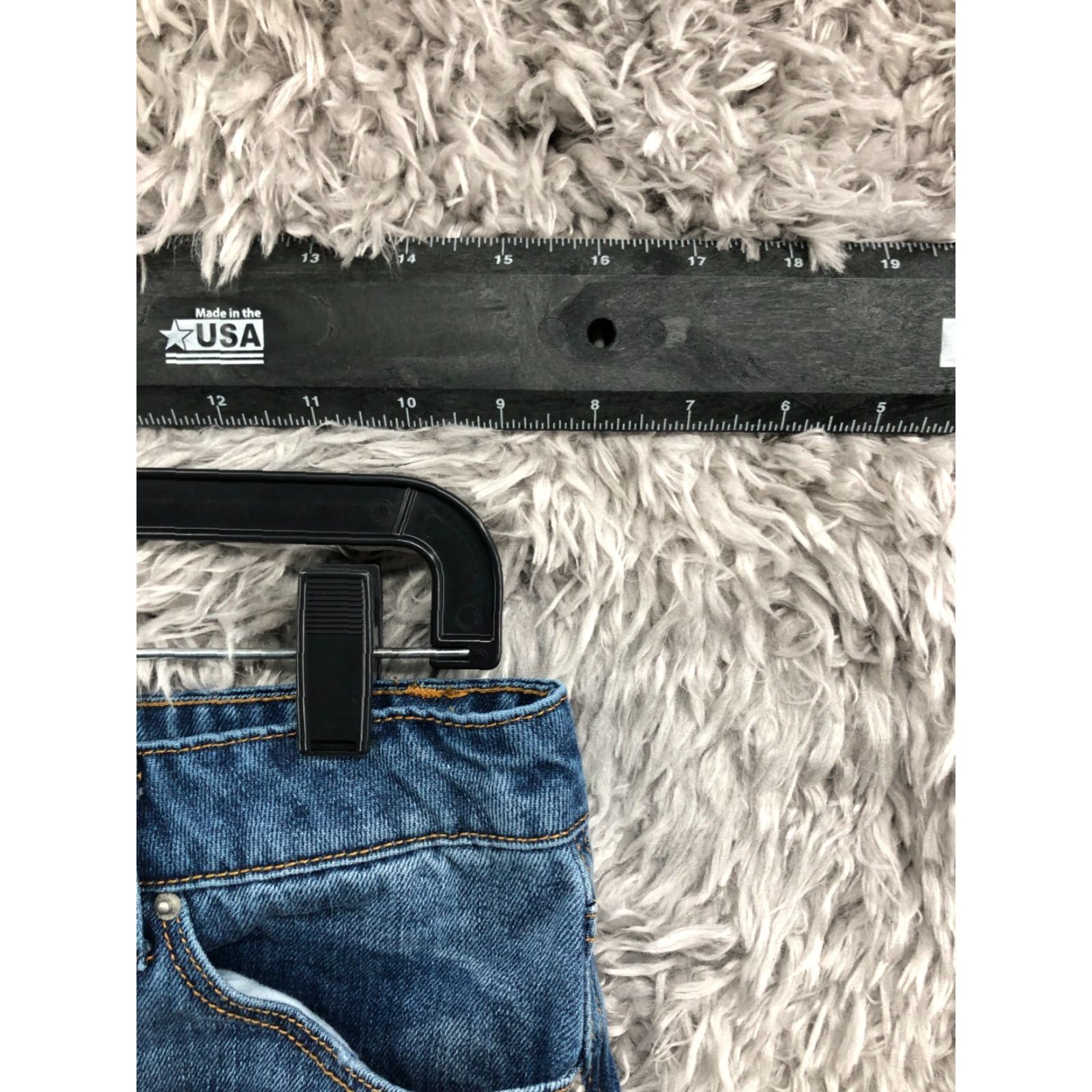 Vintage Kensie Jeans Skirt Womens 6 Blue Denim Midi Straight & Pencil Zip Built in Shorts Stretch Casual All Seasons Size 28" / US 6 / IT 42 - 2 Thumbnail