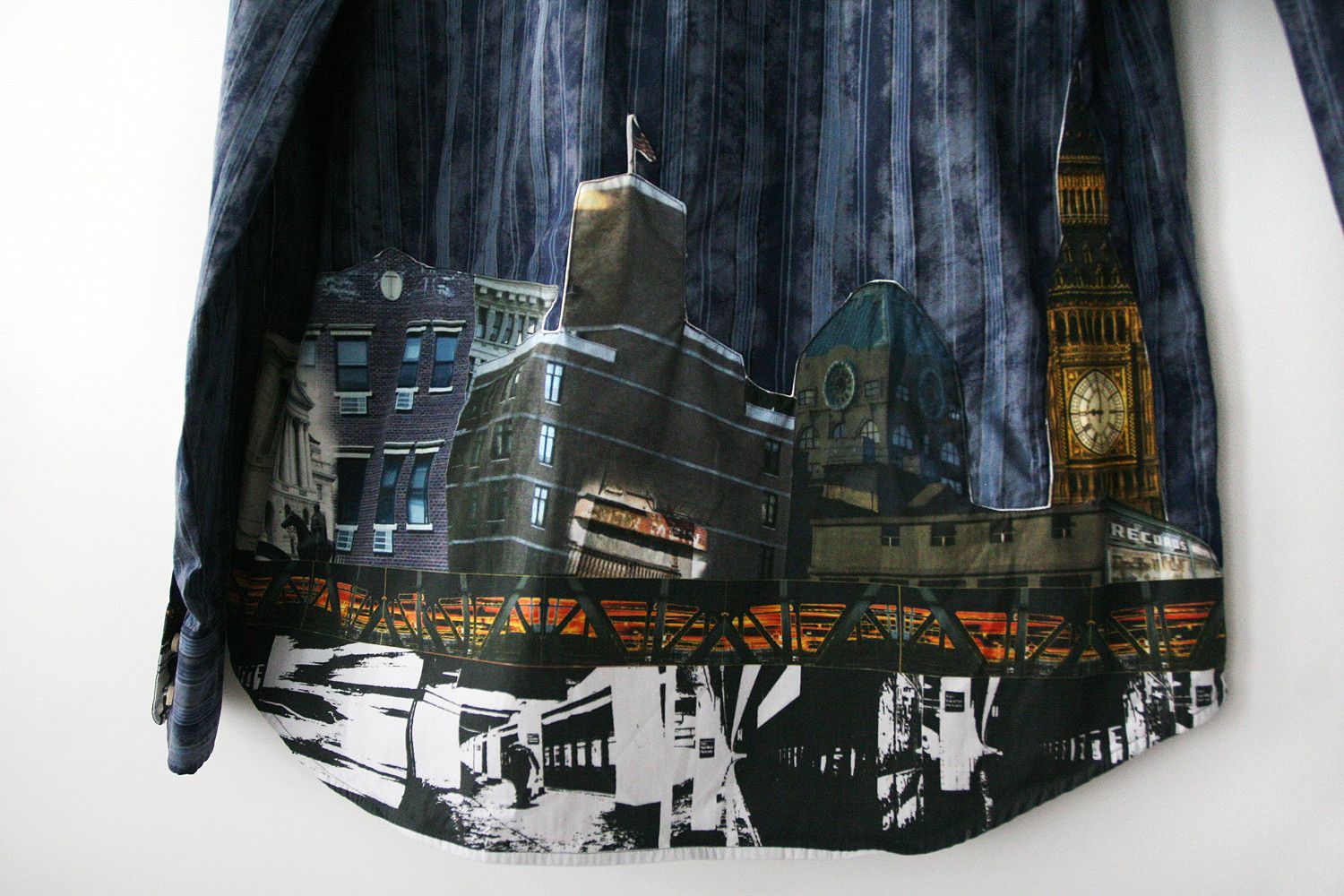 Robert Graham Robert Graham Rare Vintage avant garde Print Designer Shirt Size US XXL / EU 58 / 5 - 8 Thumbnail