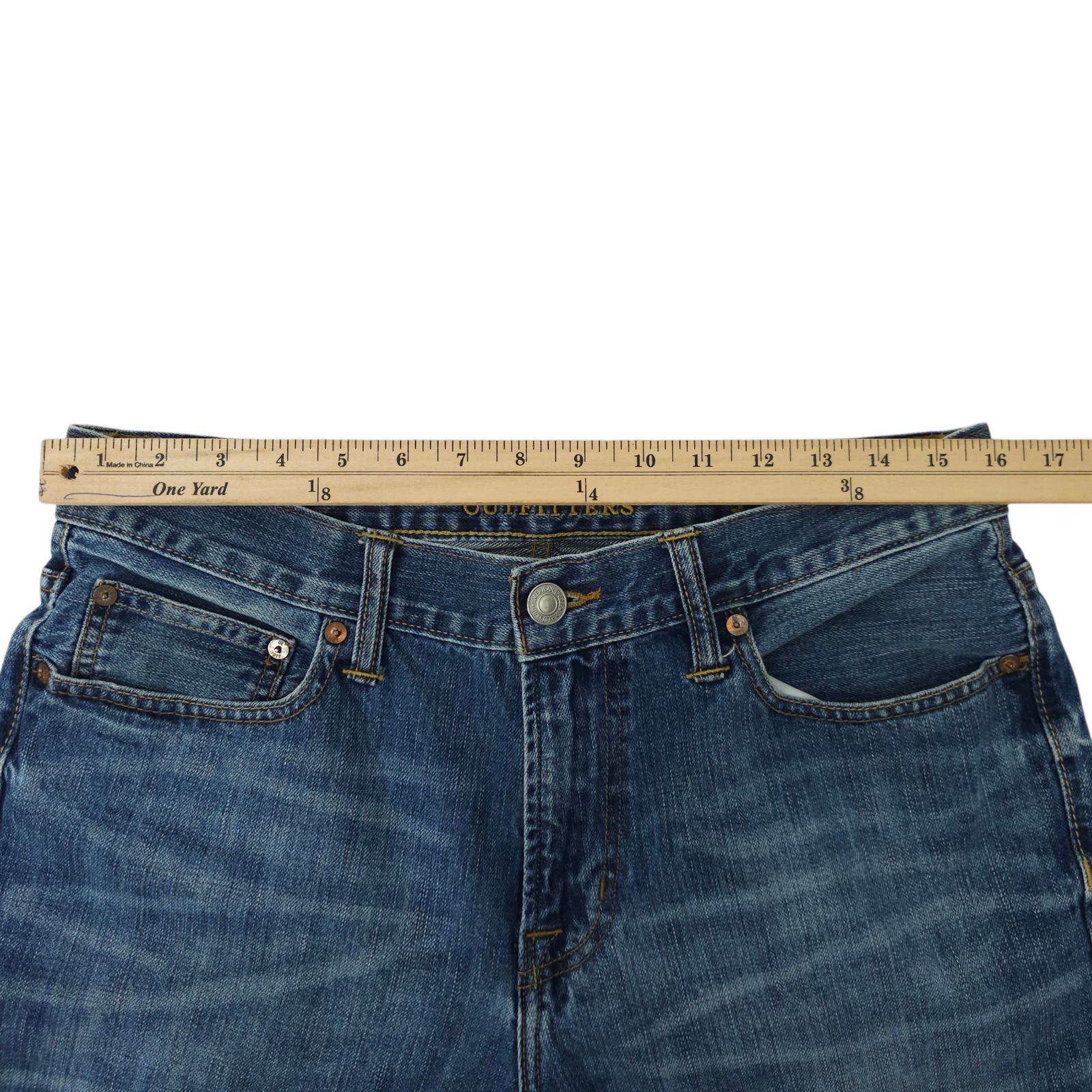 American Eagle Outfitters American Eagle Bootcut Jeans Mens 32x34 (Fit 32x32) Whisker Size US 32 / EU 48 - 4 Thumbnail