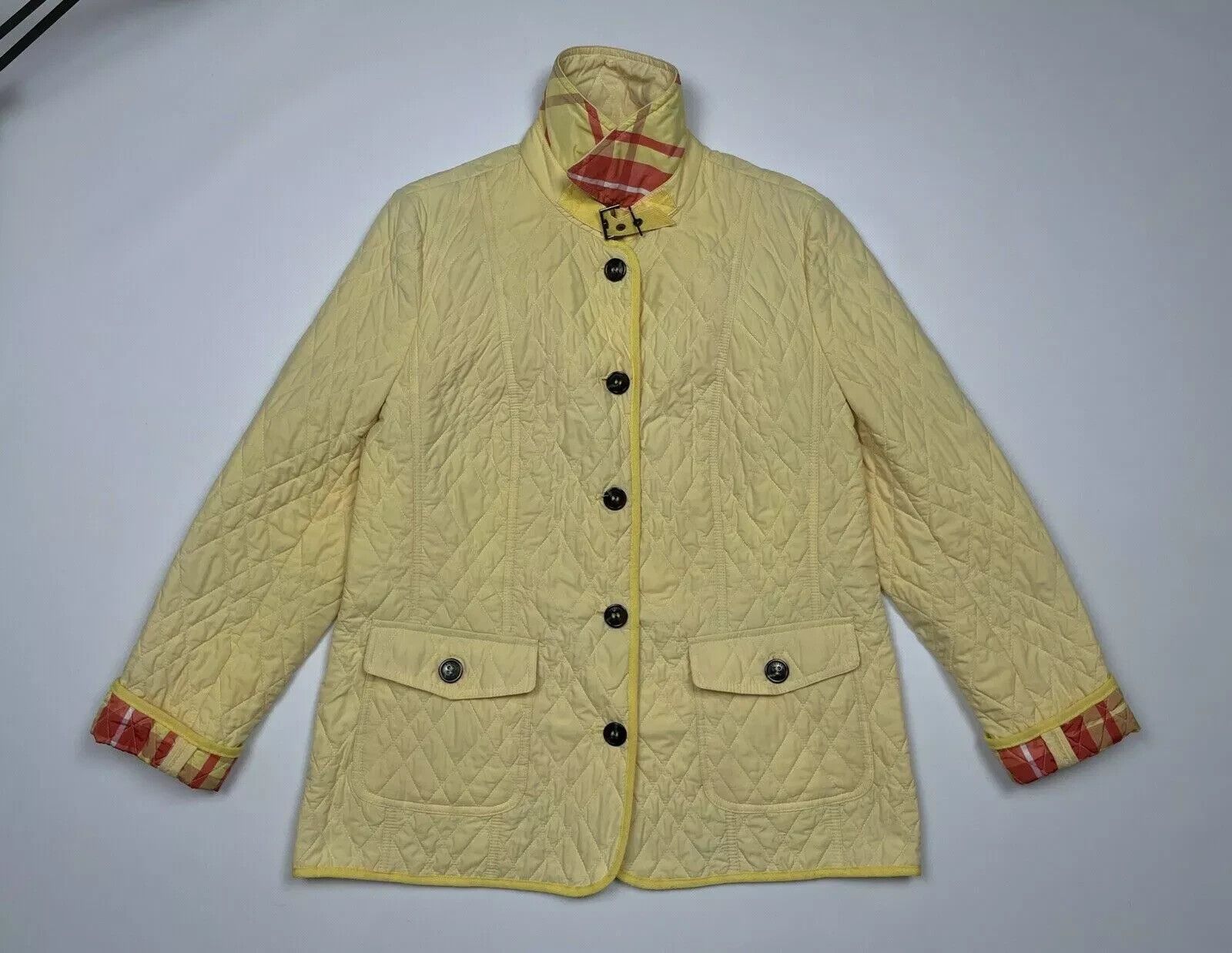 Other Basler Quilted Nova Check Jacket Yellow Size 42 Size M / US 6-8 / IT 42-44 - 1 Thumbnail