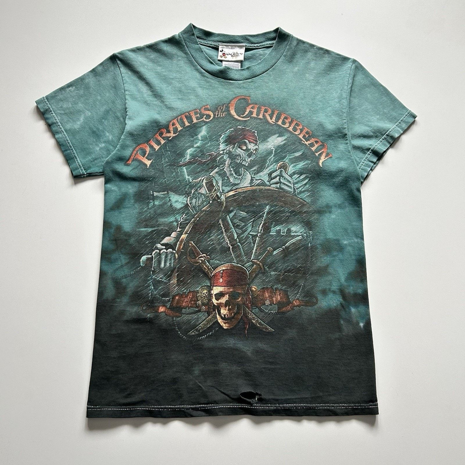 Disney Vintage Y2K Pirates of the Caribbean Shirt Small Disney Rare Size US S / EU 44-46 / 1 - 1 Thumbnail