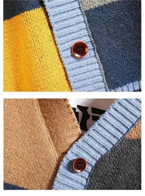 Ring Of Fire Unisex Fancy Cardigan Knitwear Jumper Spring Summer Size US L / EU 52-54 / 3 - 3 Thumbnail