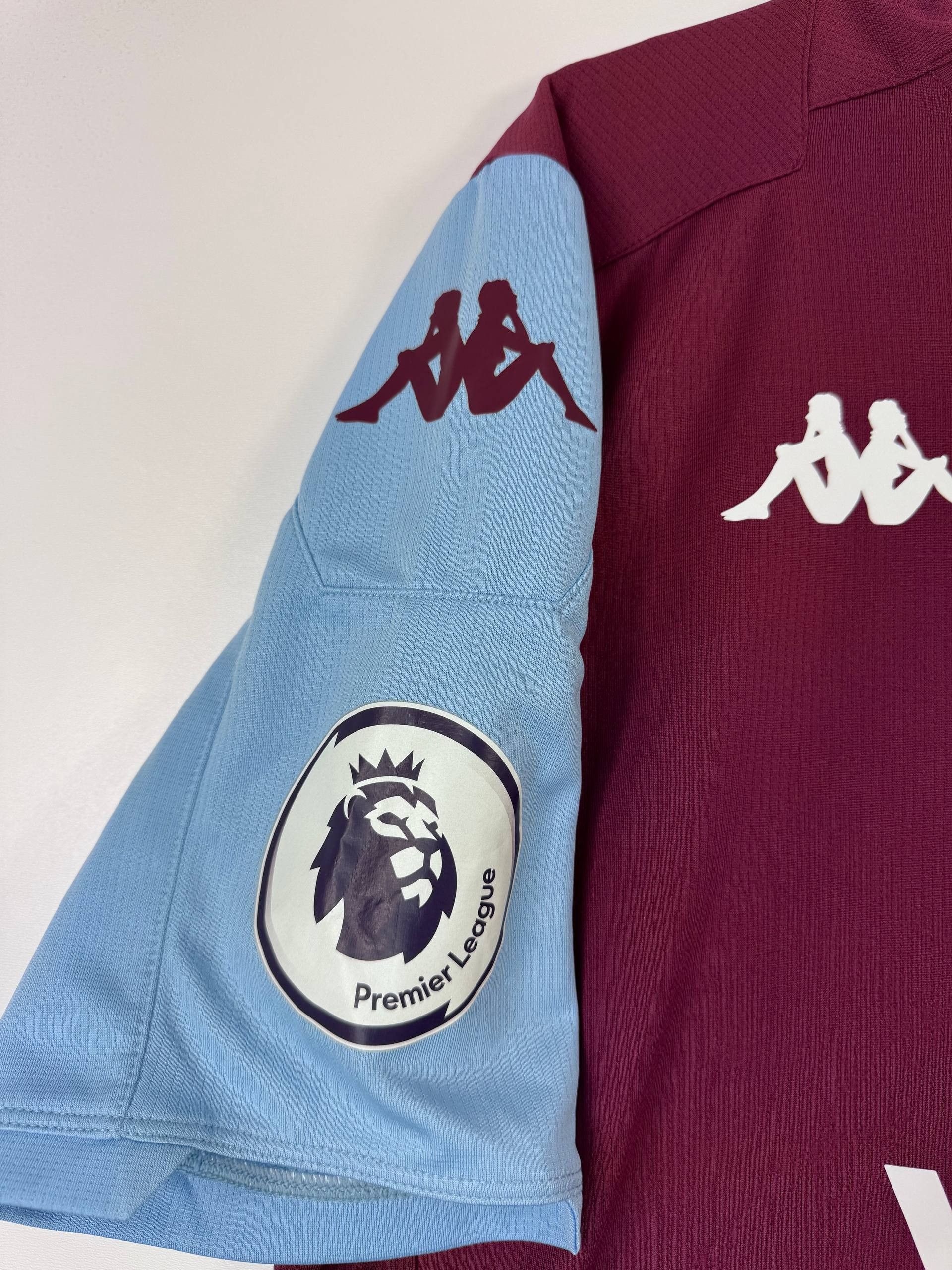 Kappa Aston Villa 2019 2020 Home Shirt Kappa Berry #40 Football XL Size US XL / EU 56 / 4 - 3 Thumbnail