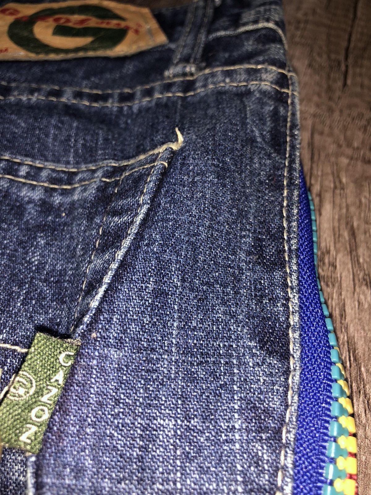 Designer × Hysteric Glamour Vintage Gazoz Jeans Rare Zipper Design Size US 29 - 19 Thumbnail